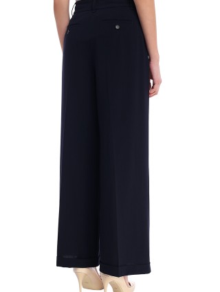 Темно-сині брюки MAX MARA : фото 4 - Invogue